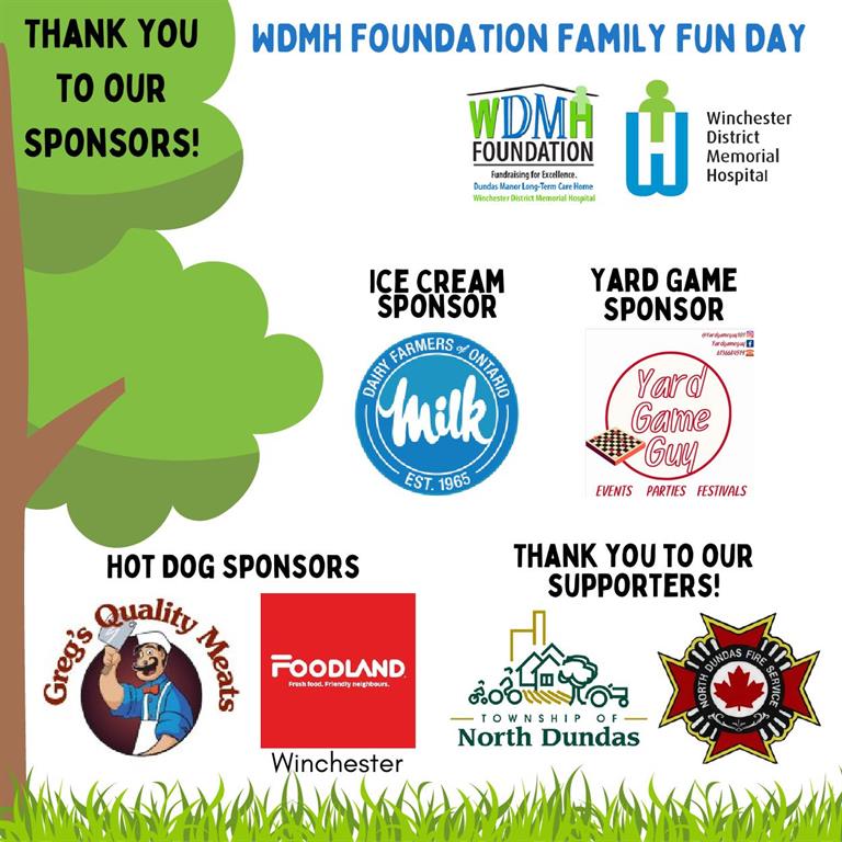 Family Fun Day Sponsor Block